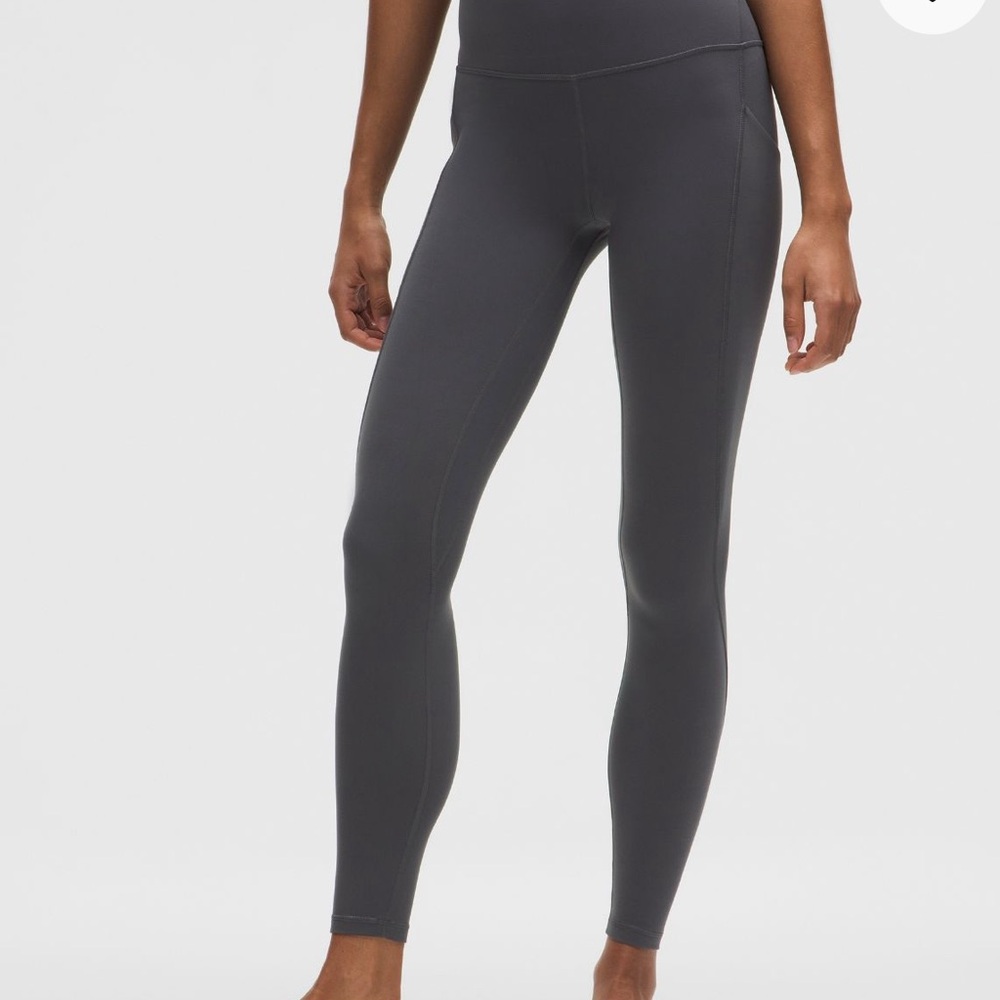 lululemon athletica coal gray Leggings